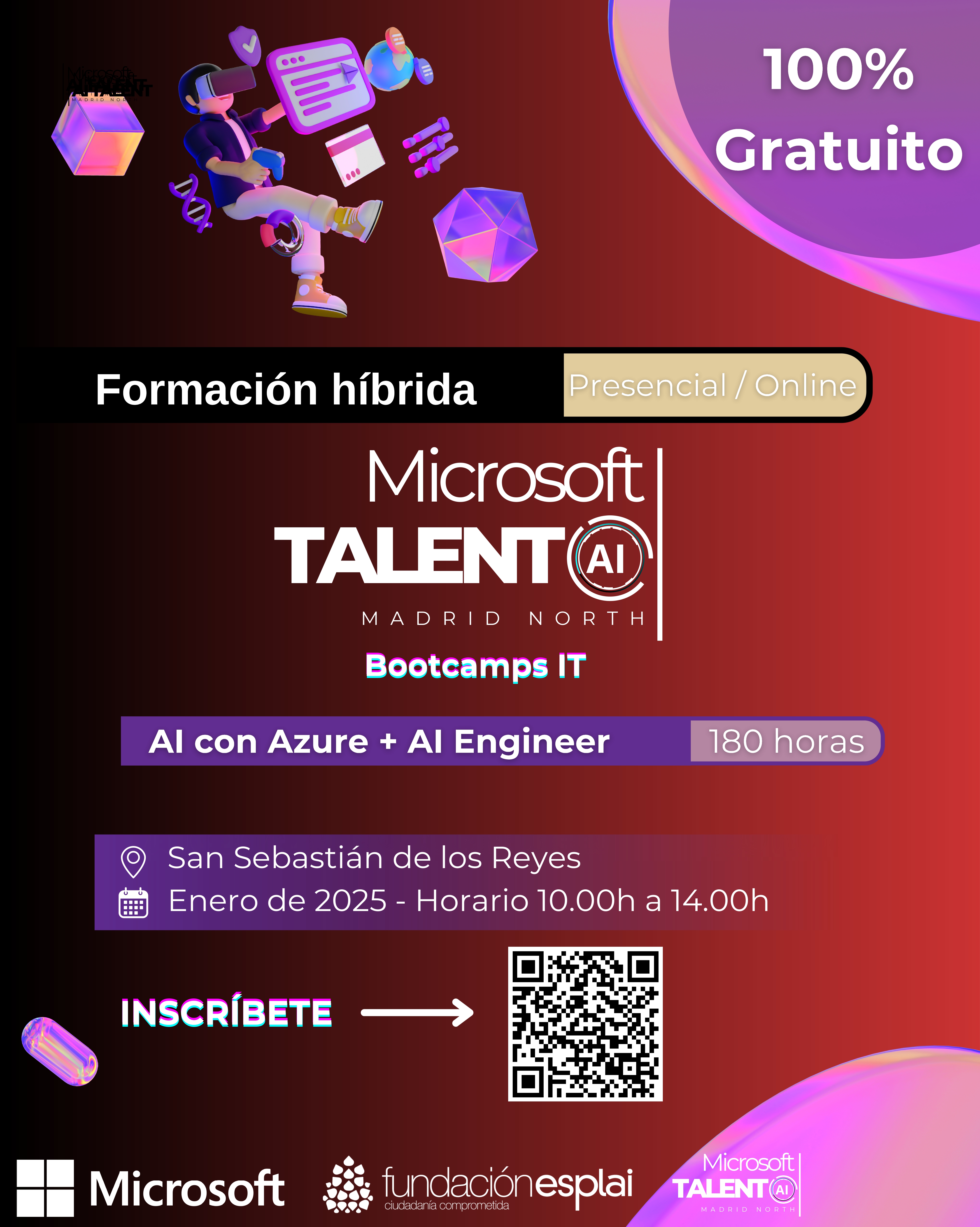 Imagen Microsoft TALENT AI con Azure + AI Engineer