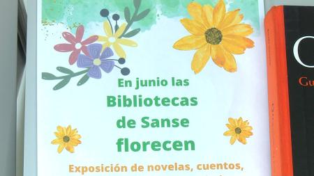 Imagen Las bibliotecas de Sanse florecen en Junio