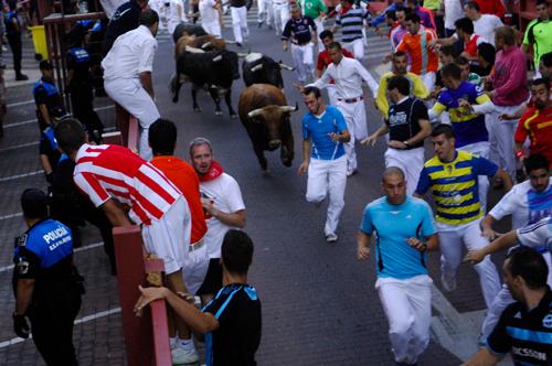 Imagen Selección fotográfica del tercer encierro de 2012