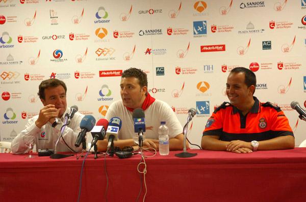 Imagen Foto rueda de prensa del encierro del 26 de agosto