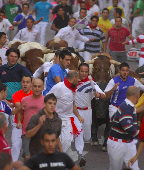 Imagen Foto del encierro del 30 de agosto de 2009