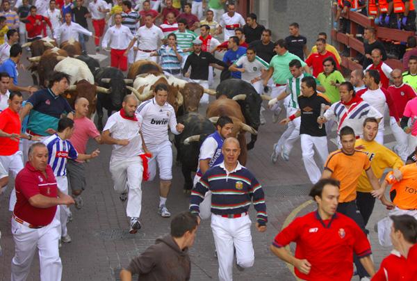 Imagen Foto del encierro del 30 de agosto de 2009