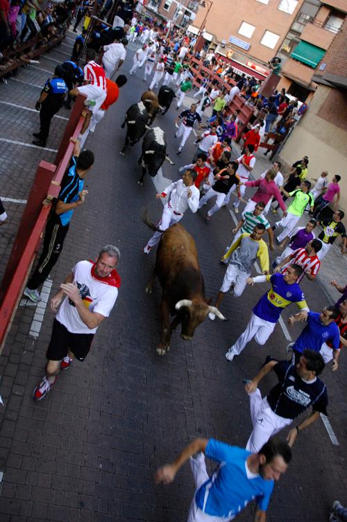 Imagen Selección fotográfica del tercer encierro de 2012