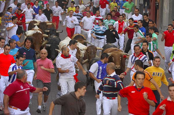 Imagen Foto del encierro del 30 de agosto de 2009