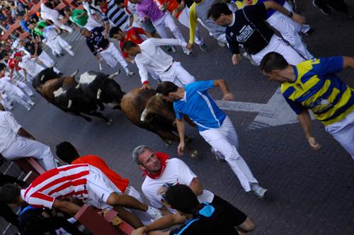 Imagen Selección fotográfica del tercer encierro de 2012