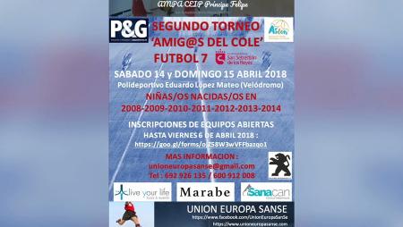 Imagen Sanse acogerá un año más el torneo de fútbol 7: Amigos del Cole