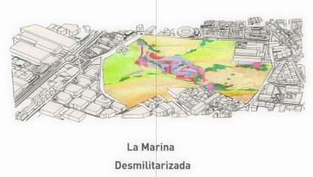 Imagen Avance del Plan de Usos de La Marina propuesto por los vecinos de Sanse