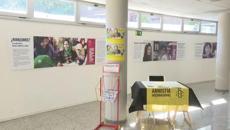 Imagen ¿Avanzamos?, la exposición de Amnistía Internacional, en Biblioteca...