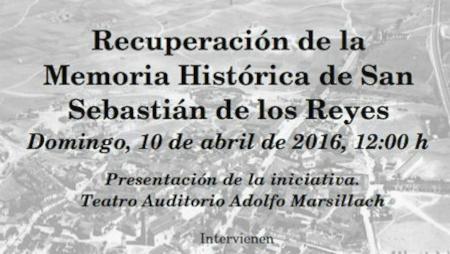 Imagen Acto en Sanse para la recuperación de la Memoria Histórica