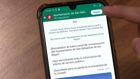 Imagen El Ayuntamiento se une a los canales de WhastApp para informar a la...