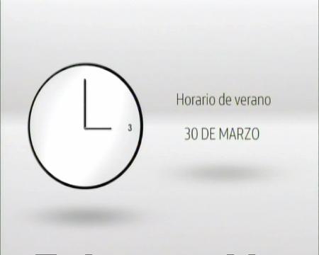 Imagen Cambia la hora: El domingo vuelve el horario de verano