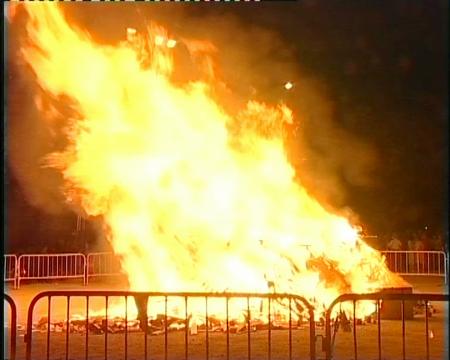 Imagen Sanse se prepara para celebrar la tradicional hoguera de San Juan