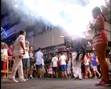 Imagen El toro de fuego, una tradición de Sanse para los más pequeños del...