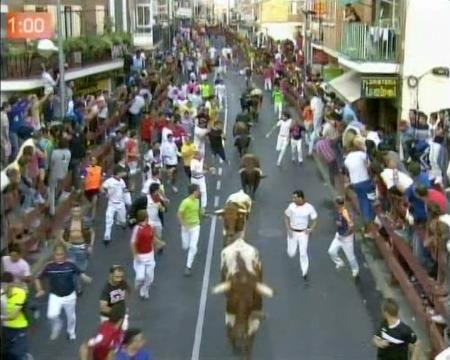 Imagen Emocionante sexto y último encierro de Sanse 2014