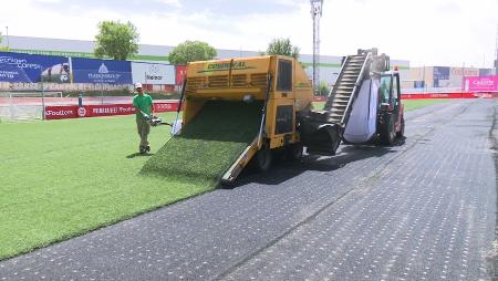 Imagen La Unión Deportiva Sanse da un salto de calidad y jugará sobre hierba...