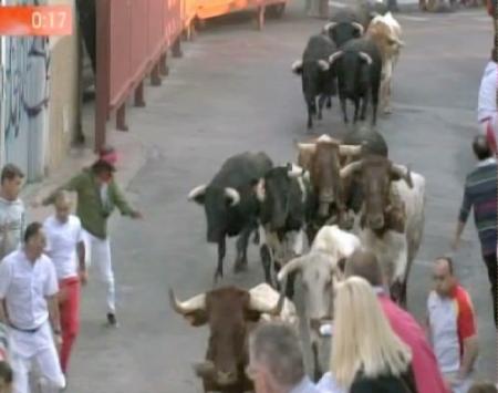 Imagen Cuarto encierro de San Sebastián de los Reyes con toros para rejones de Luis  Albarrán