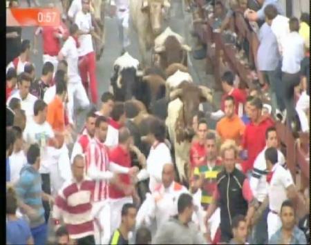 Imagen Sexto encierro de San Sebastián de los Reyes con reses de Ángel Luis Peña