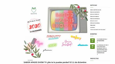 Imagen APADIS emitirá 12 horas de contenidos online con su Sabor Show Tv