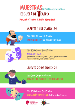 Muestra del taller municipal de teatro. Infantil y juvenil