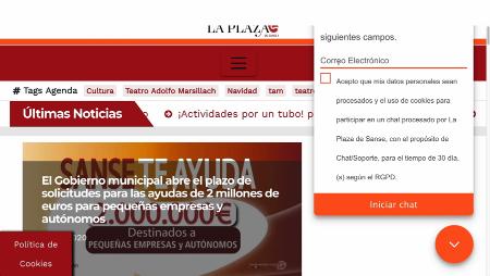 Imagen Nuevo chat en vivo con el Servicio de Atención Ciudadana de Sanse