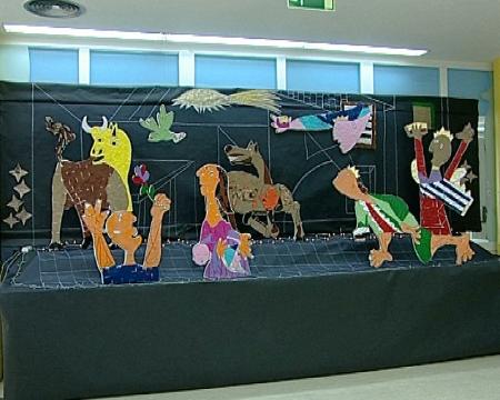 Imagen Los niños y niñas de Sanse construyen la Navidad en las bibliotecas