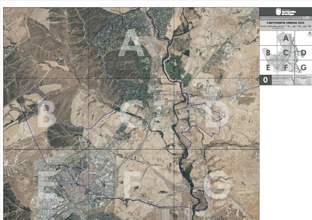 Imagen Ortofotografía y Cartografía a escala 1-10000