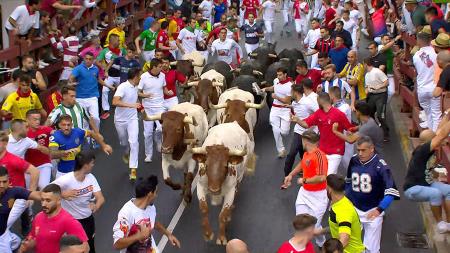 Imagen Nobleza, velocidad y carreras muy comprometidas en el séptimo encierro de San Sebastián de los Reyes 2024