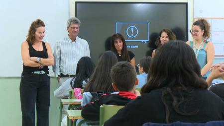 Imagen La vuelta a las aulas del alumnado de secundaria y bachillerato tras el...