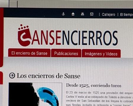 Imagen Una web sobre el encierro de Sanse