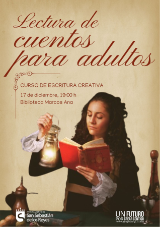 Cartel curso escritura 17 diciembre