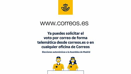 Imagen 4M Elecciones Asamblea de Madrid: Voto por correo y censo electoral