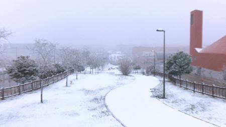 Imagen Las previsiones meteorológicas se cumplen y la nieve cubre Sanse