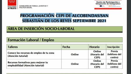 Imagen Llega septiembre al CEPI de Sanse y Alcobendas con más cursos y...