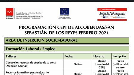 Imagen Formación, asesoría y más cursos en el CEPI para este febrero de 2021