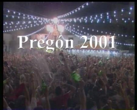 Imagen Pregón de Fiestas 2001